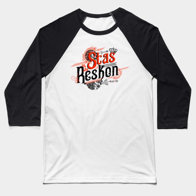 Stas Reskon - A Gathering Of Shadows Baseball T-Shirt by eviebookish